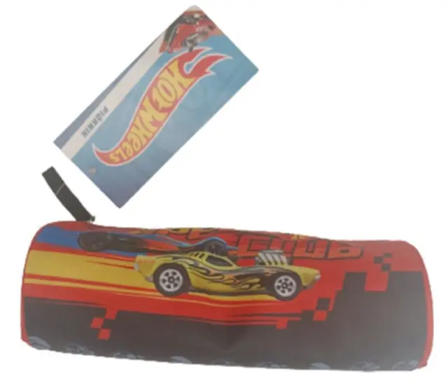 Κασετίνα Βαρελάκι Hot Wheels Black Red 5903235657962