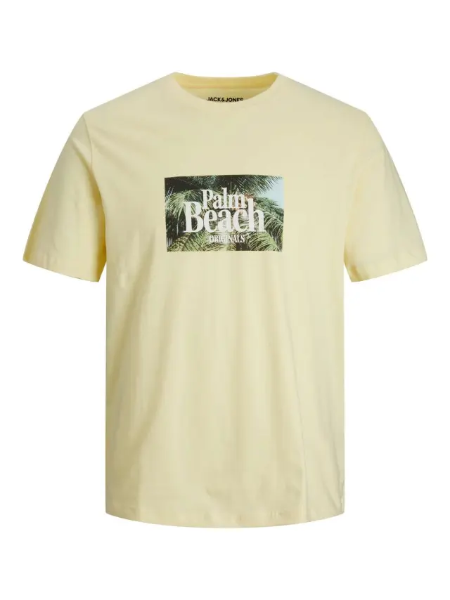 JORPALMA PHOTO TEE SS CREW NECK French Vanilla