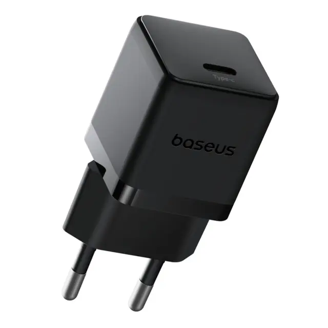 Baseus® Power Delivery Φορτιστής USB-C 20W-Black 2