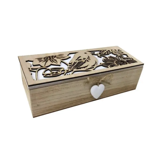 Ξύλινο αποθηκευτικό κουτί M145B - Wooden storage box 697220 2