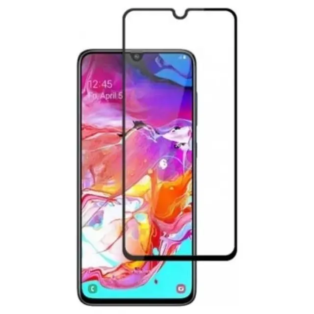 Full Cover Tempered Glass Αντιχαρακτικό Τζάμι Προστασία για Samsung Galaxy A24/A25 5G- Black OEM