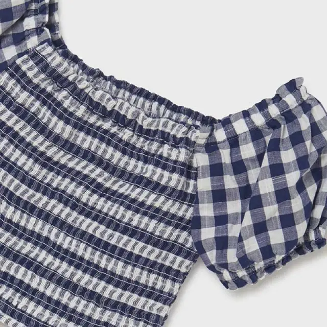 Junior 10 έως 18 ετών Πουκαμίσα καρό Indigo 2