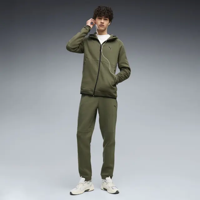 Puma Slim Elevated Full Zip Hoodie (693951-86) - Λαδί 2