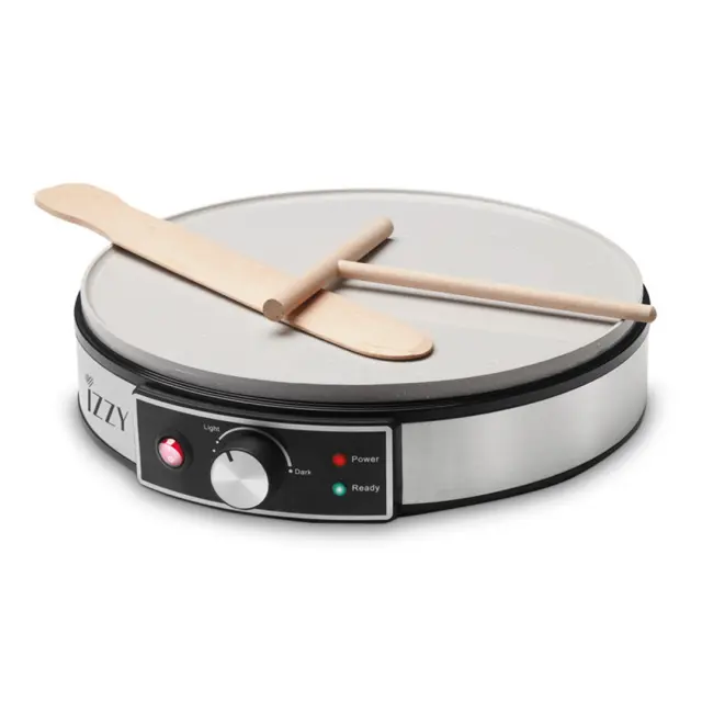 Izzy IZ-2014 224038 Κρεπιέρα 30cm Inox 1400W