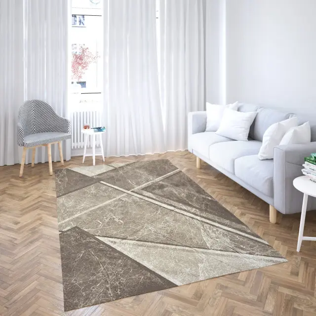 Χαλί 200x290 Premium Viopros Ντένβερ Μπεζ Πολυπροπυλένιο