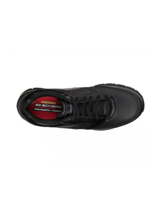 Skechers Relaxed Fit Nampa Παπούτσι Εργασίας Μαύρο με Πιστοποίηση SR - 45 2