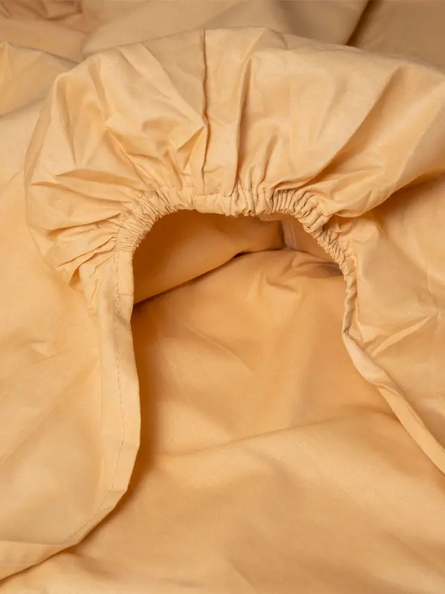 Κατωσέντονο Menta με λάστιχο 4 Beige Διπλό (160x200+25) Sunshine 2