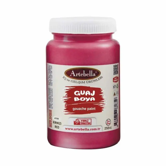 Artebella Τέμπερα - 8705 Red - 250ml