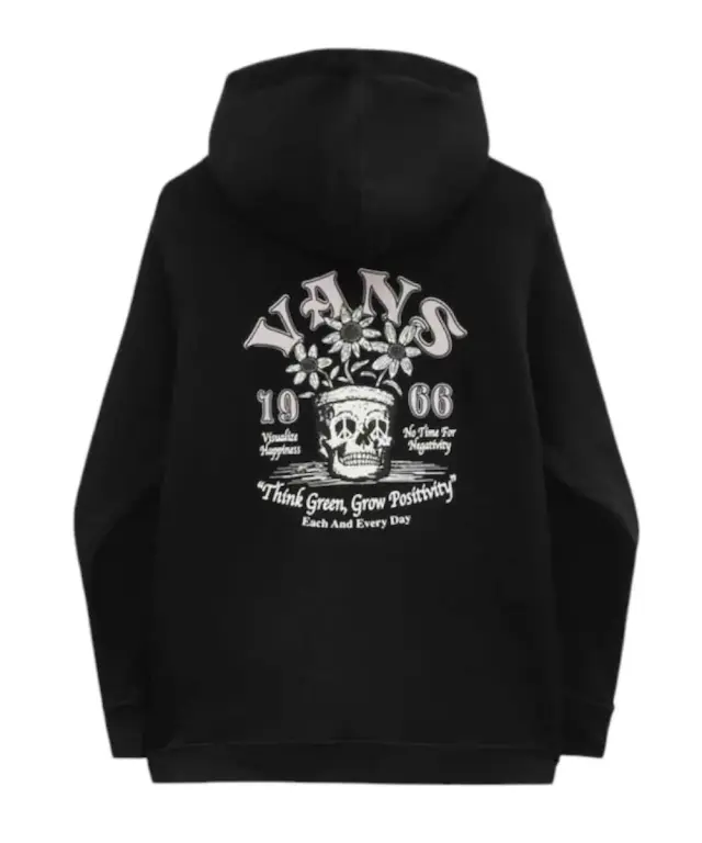 Vans - Ανδρικό Φούτερ Με Κουκούλα Peace Head VN000AEY-BLK Μαύρο 2