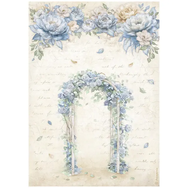 Ριζόχαρτο ντεκουπάζ Stamperia 21x29cm A4, Timeless, Flower door