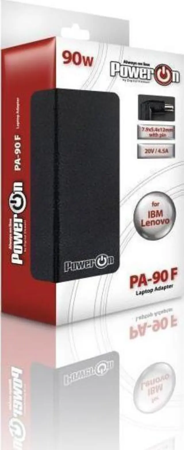 Notebook Adaptor 65W Power On LENOVO 20V 4 x 1,7 x 11 2