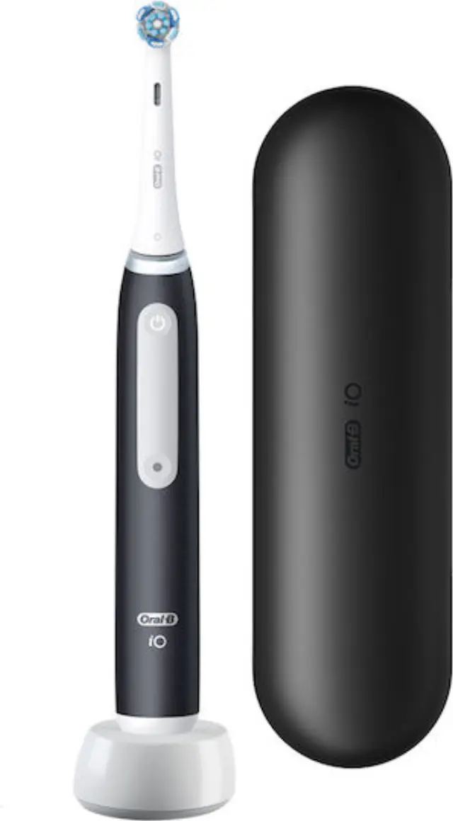 Oral-B iO 3 Magnetic Black Μαύρη Ηλεκτρική Οδοντόβουρτσα, 1 Κεφαλή Βουρτσίσματος, 1 Θήκη Ταξιδιού 2