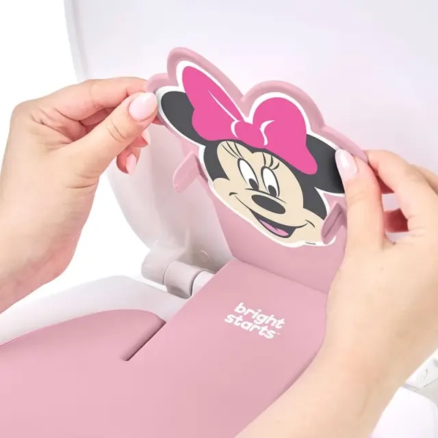 Bright Starts Disney Minnie Mouse Flip and Sit Παιδικό Κάθισμα Τουαλέτας 3