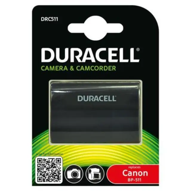Μπαταρία Κάμερας Duracell DRC511 για Canon BP-511 1600mAh (1 τεμ.) N25718