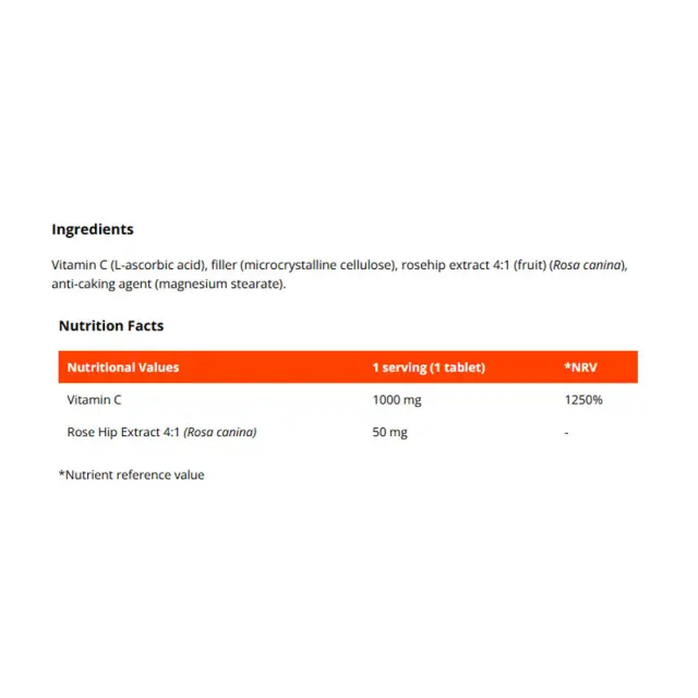 GymBeam Vitamin C 1000 mg 2