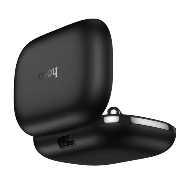 Wireless Hands Free Hoco EW206 Mist TWS v6.0 400mAh 4 Ώρες Ομιλίας Τεχνολογία True Bass και Θήκη Φόρτισης με LED Ένδειξη Μπαταρίας Μαύρα 3
