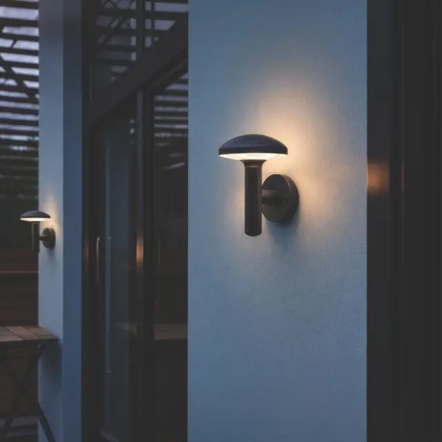 Απλίκα Τοίχου LED 12W 3CCT IP65 Μαύρη ARTE ILLUMINA Μαύρο