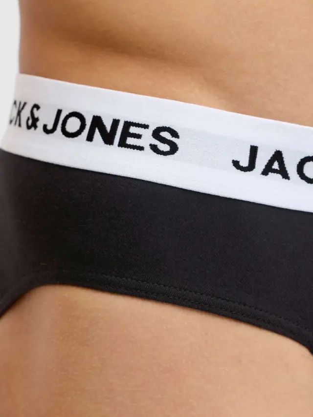JACMASON SOLID BRIEFS 3-PACK Black 2