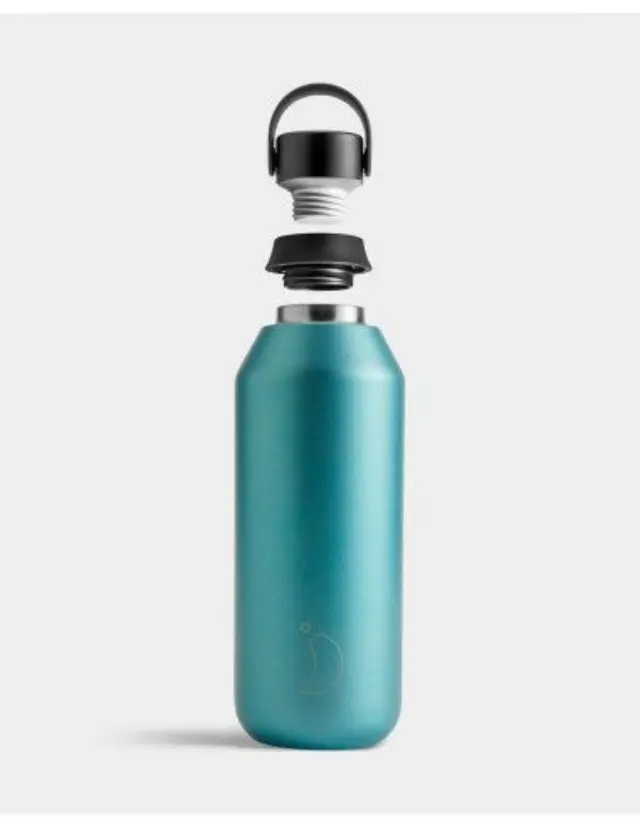 Μπουκάλι Θερμός Series 2 Metallic Chilly's με χωρητικότητα 500ml και διατήρηση θερμοκρασίας 12h ζεστό / 24h κρύο - Atlantis 2