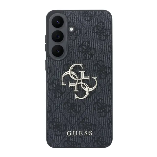 Guess PU 4G Metal Logo Case for Samsung Galaxy S26 FE Grey 3