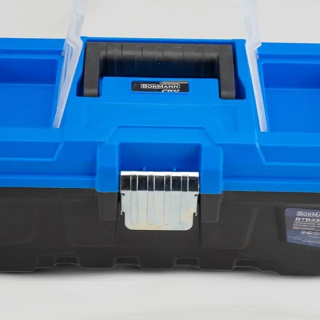 BORMANN Pro BTB3308 - BORMANN Pro BTB3308 Εργαλειοθήκη Χειρός Πλαστική "Wolf",Μεταλλικό Κούμπωμα & Ταμπακέρα (054283) 3
