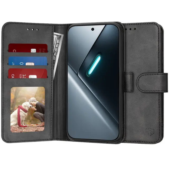 Techsuit® Diary Θήκη Βιβλίο για Poco X8 Pro- Black
