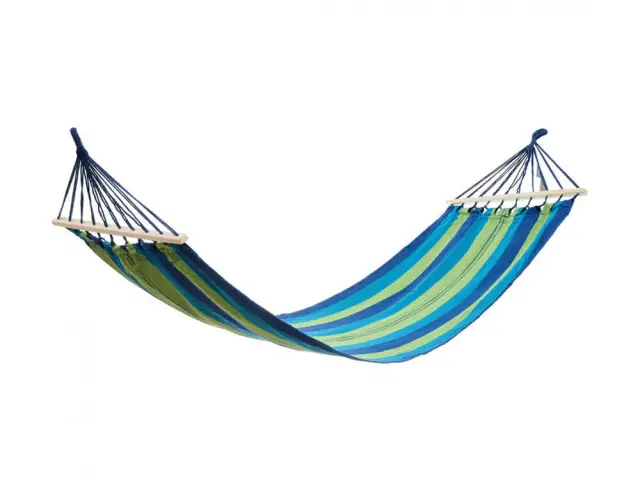 Αιώρα Heinner (YGH047) με ξύλο, 200x80cm, Μπλε/Πράσινο YGH047
