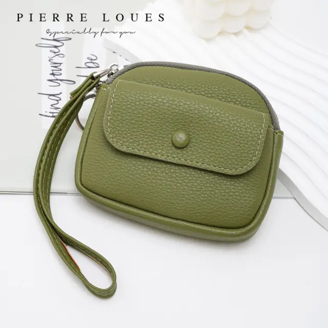 Mini Πορτοφόλι Χειρός Pierre Loues PL967-16-A01 πράσινο - One Size 2