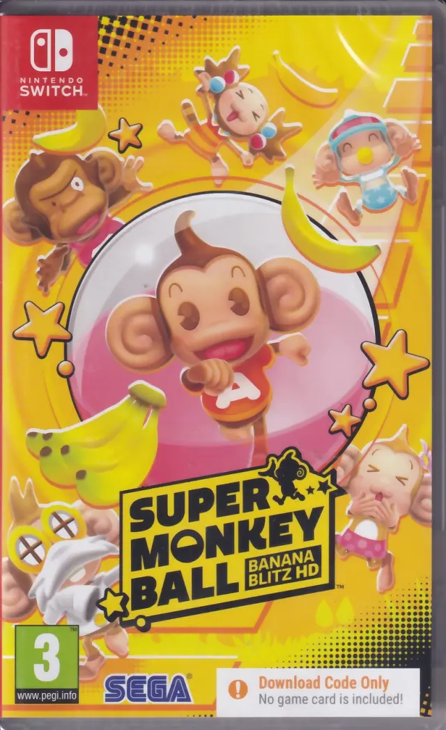 Super Monkey Ball: Banana Blitz HD (Code in Box) - Nintendo Switch