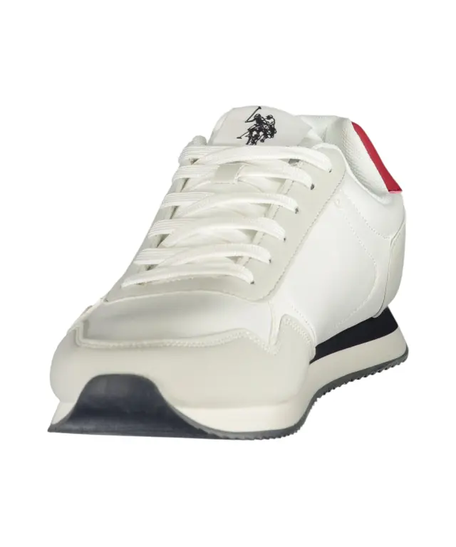 U.S. Polo Assn. - Ανδρικά Sneakers Happy HAPPY001M6NH1/WHI-RED Λευκό 3