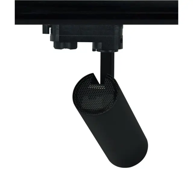 LED ΦΩΤΙΣΤΙΚΟ ΡΑΓΑΣ 230V AC 10W 3000K 3-PHASE 36° 1000LM Ra80 Φ55x153mm 5YRS ΑΜΜΩΔΕΣ ΜΑΥΡΟ / SOLINE1030B4 2