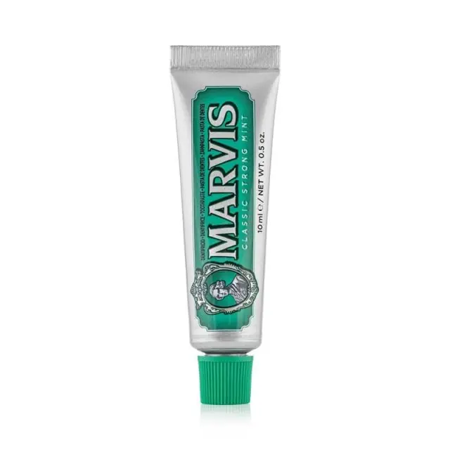 MARVIS Classic Strong Mint Mini Toothpaste Οδοντόκρεμα με Γεύση Μέντας, 10ml