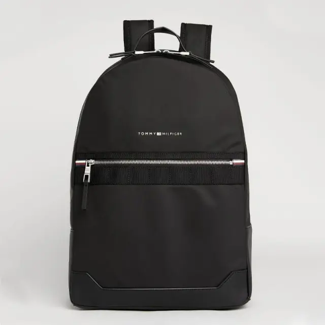 Tommy Hilfiger - Ανδρικό Σακίδιο Th Elevated Nylon Backpack AM0AM11573-BDS Μαύρο
