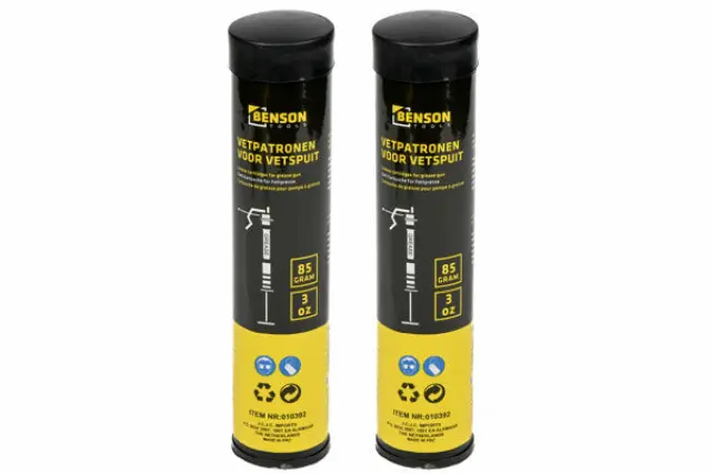 Grease cartridges for grease gun 85 grams 2 pieces