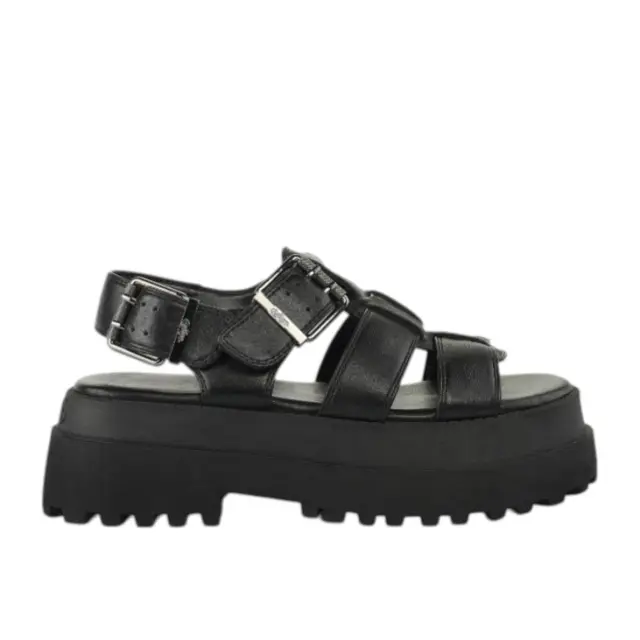 Γυναικεία Flatforms Buffalo Pluto Fisher BN1602334 Μαύρα Μαύρο - 39
