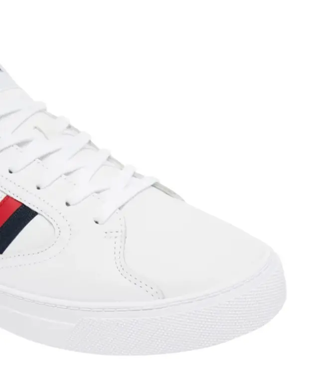 Tommy Hilfiger - Ανδρικά Sneakers Icon Court Stripes FM0FM05628-YBS Λευκό 2