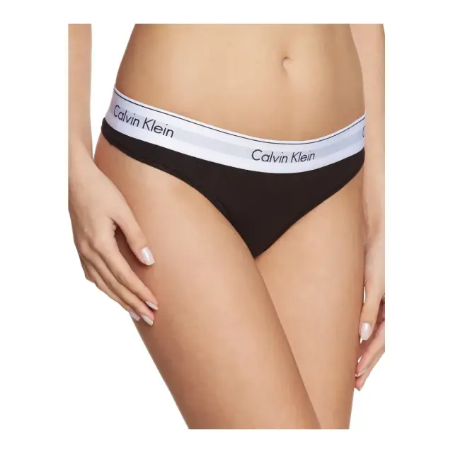 Calvin Klein Γυναικείο Εσώρουχο Classic Thong, Χρώμα Μαύρο - L