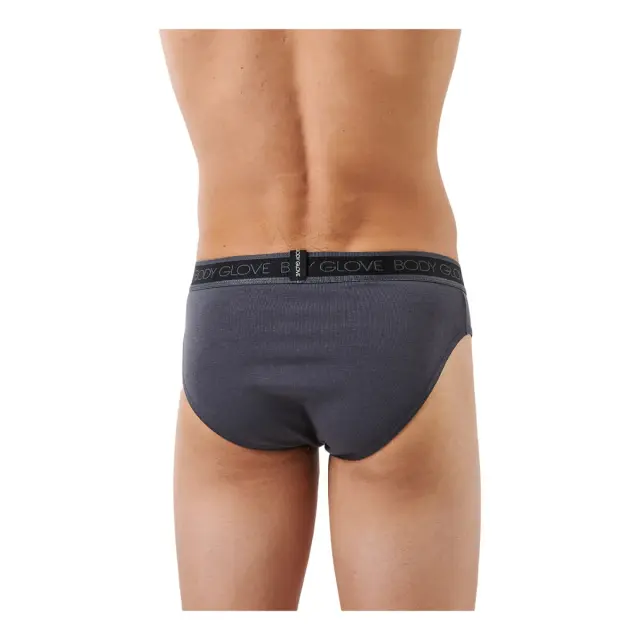 Body Glove Ανδρικό Slip Logo Band - Διπλό Πακέτο, Χρώμα Σκούρο Μπλε-Γκρι 3
