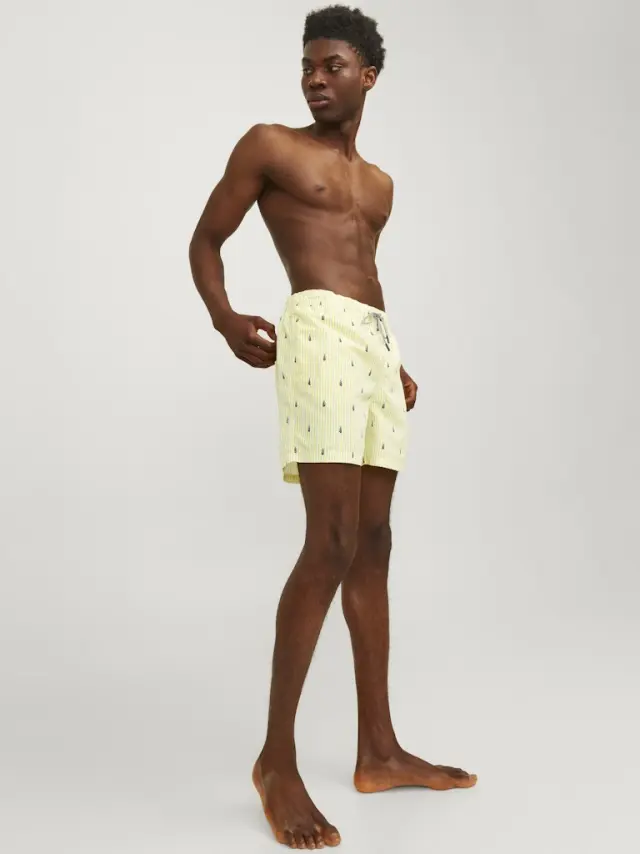 JPSTFIJI JJSWIM SMALL STRIPES LY SN Blazing Yellow - S 2