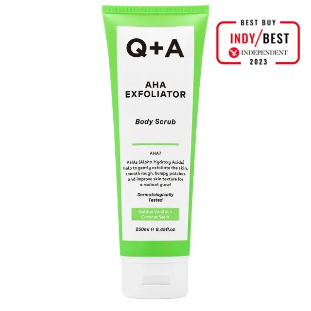 Q+A AHA Exfoliator Body Scrub Απολεπιστικό σώματος με AHA 250ml