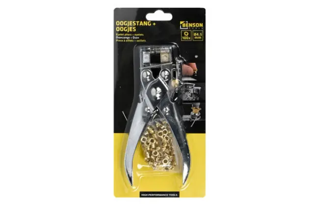Eyelet pliers profi + 100 eyelets 4,5 mm