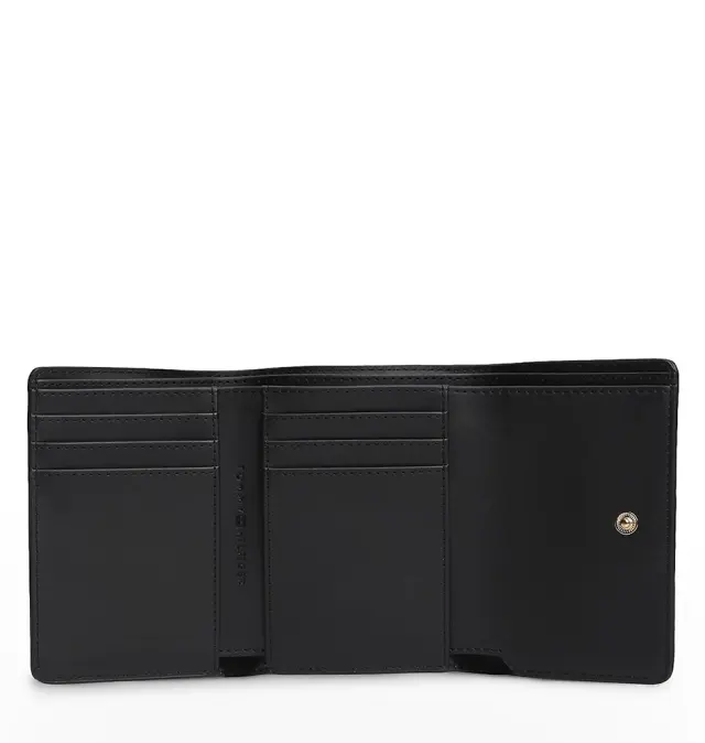 Tommy Hilfiger Γυναικείο Μεγάλο Πορτοφόλι Iconic Tommy Μπεζ Merino 2