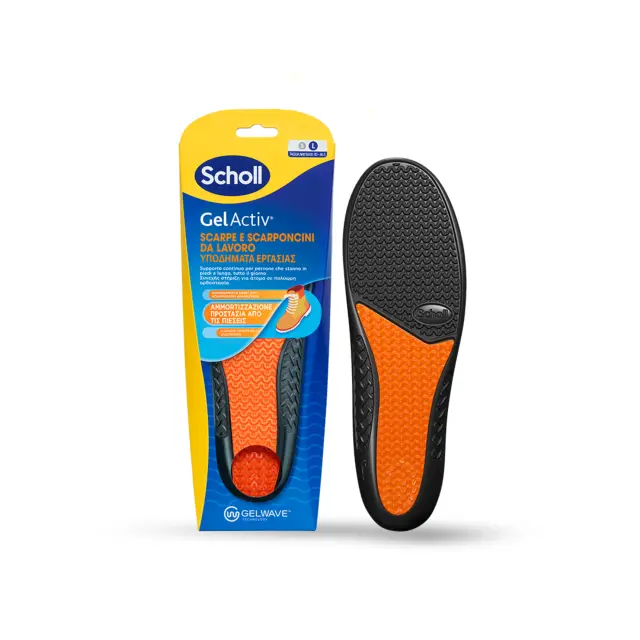 Dr Scholl GelActiv Work & Boot Πάτοι Gel για Παπούτσια & Μποτάκια Εργασίας Large Νο 40-46.5, 1ζεύγος