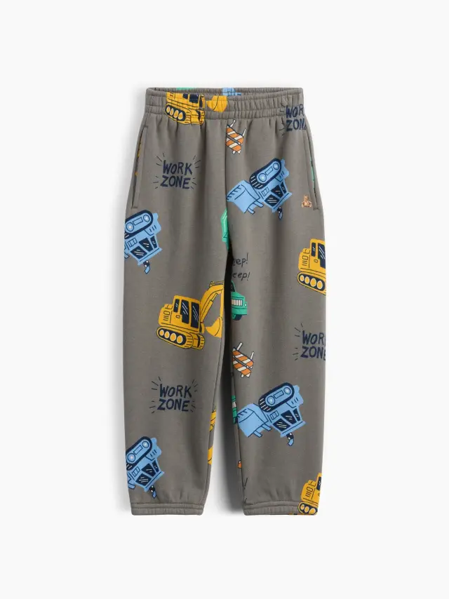 Βρεφικό & Νηπιακό Παντελόνι Φόρμας VintageSoft Jogger Γραμμής Fire truck