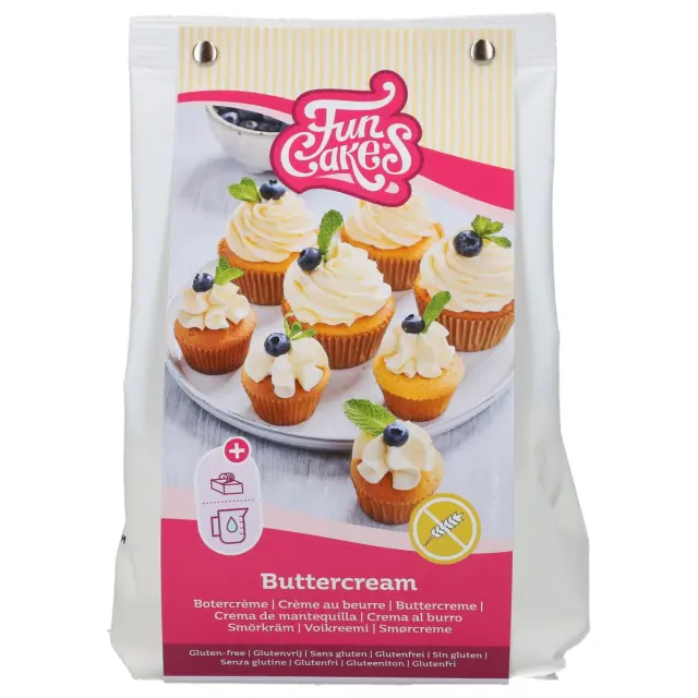 FunCakes Μείγμα για Βουτυρόκρεμα χωρίς Γλουτένη - 400γρ.