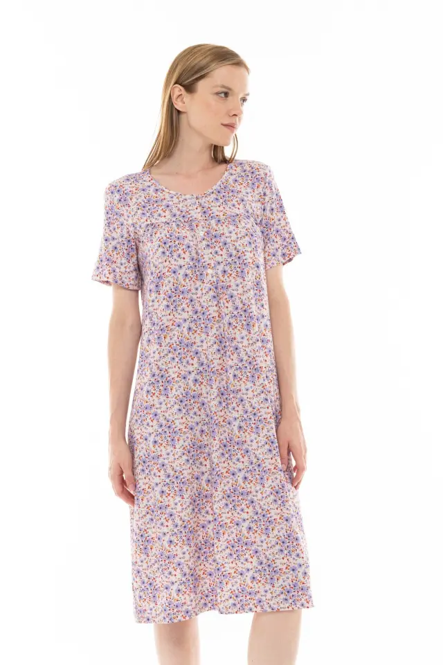 S1255 - Type - NIGHTGOWN CLASSIC VIOLETE FLOWER 3
