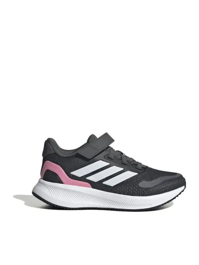 adidas Runfalcon 5 El C Αθλητικά Παιδικά Παπούτσια Running με Κορδόνια Γκρι - 31