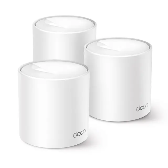 TP-LINK Deco X10 AX1500 Whole Home Mesh Wi-Fi 6 System Dual Band (2.4 & 5GHz) (DECO X10(3-PACK) (TPDECOX10-3PACK)
