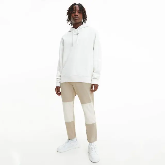 Calvin Klein - Ανδρικό Φούτερ με Κουκούλα J30J320604-YBI Λευκό - 2XL 2