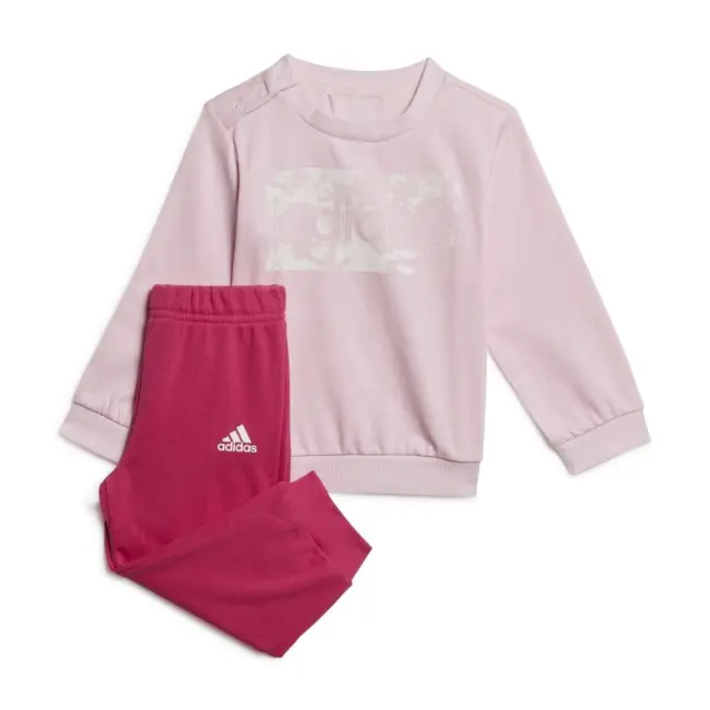 adidas Sweatshirt and Pants ΒΡΕΦΙΚΟ ΣΕΤ (HM6601-Pink) - Ροζ - 3-6 μηνών